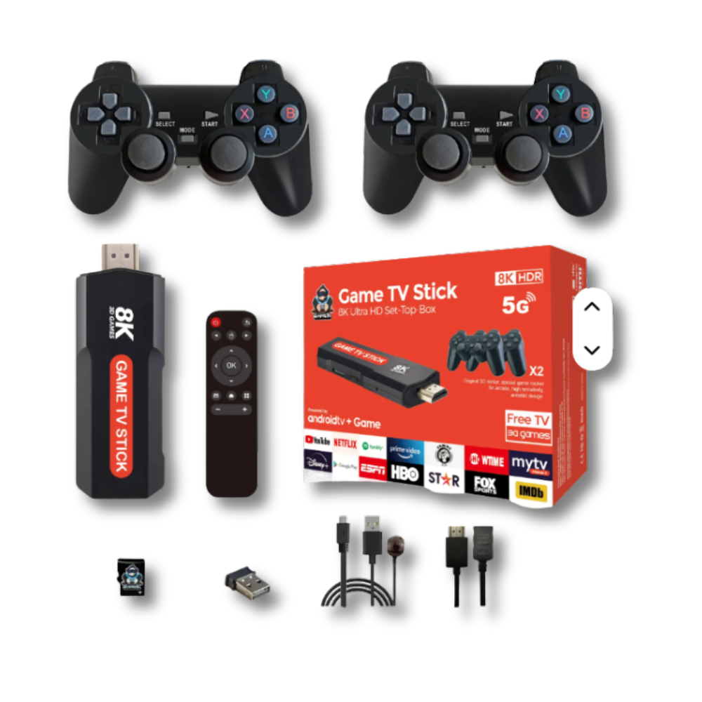 Game Stick Console TV 4K – Double Système