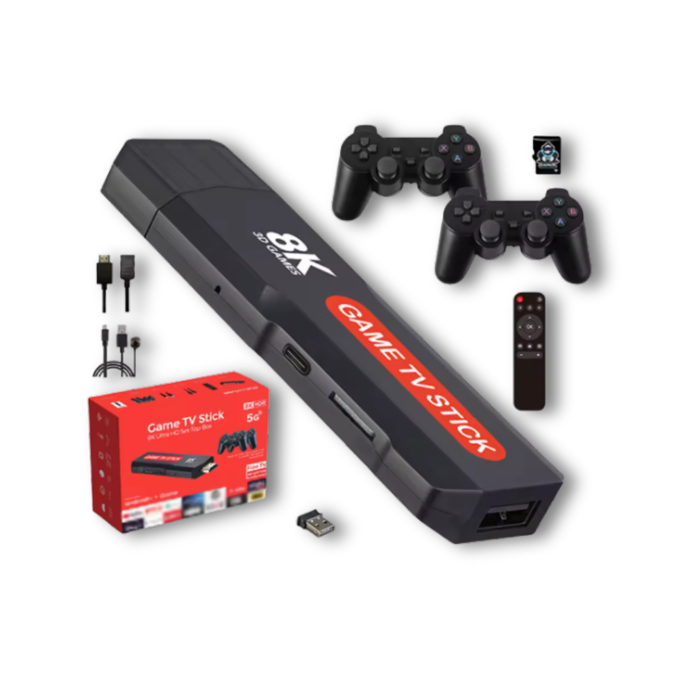 Game Stick Console TV 4K – Double Système
