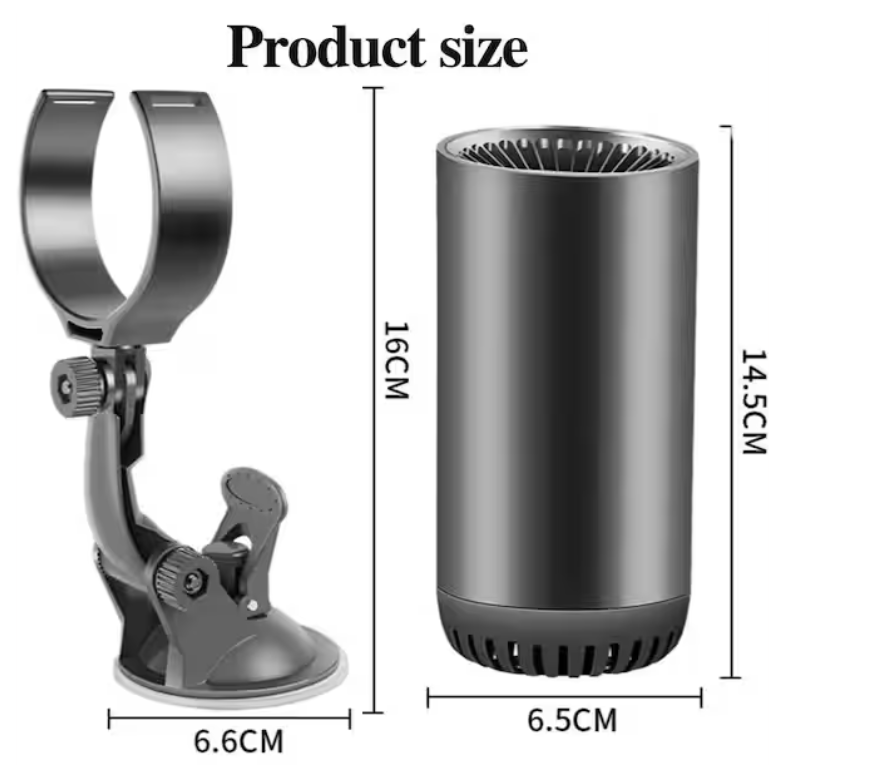 Portable Windshield Defogger and Defroster